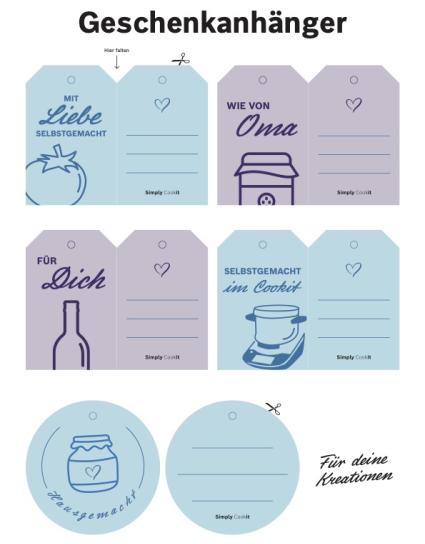 Geschenkanhänger zum Ausdrucken