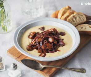 Polenta mit Balsamico-Pilzen