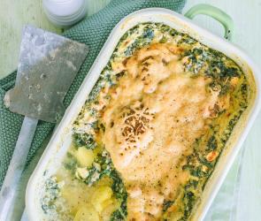 Spinat-Kartoffel-Auflauf