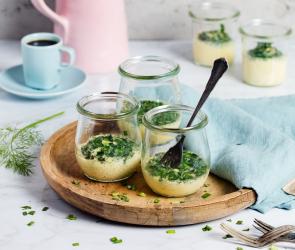 Kräuteromelette aus dem Glas