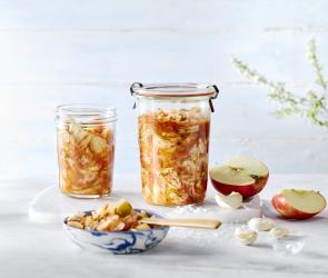 Kimchi mit Apfel