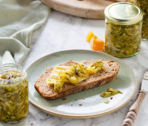 Süße Zucchini- Konfitüre