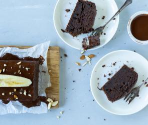 Veganer Schoko-Bananen-Kuchen
