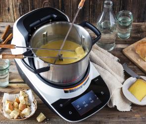 Schweizer Käsefondue im Cookit.