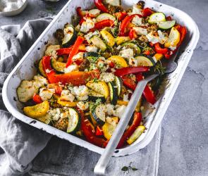 Hackfleisch-Feta-Auflauf