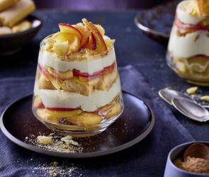 Apfel-Tiramisu im Glas