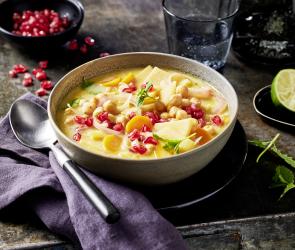 Steckrüben-Kichererbsen-Curry