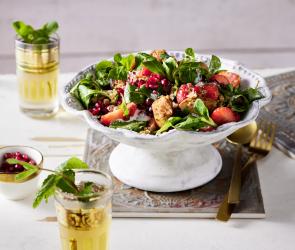 Fruchtiger Hähnchen-Salat