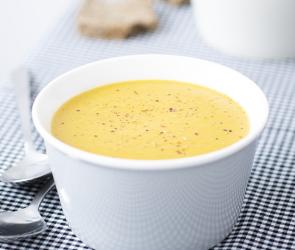 Kürbis Süßkartoffel Suppe.