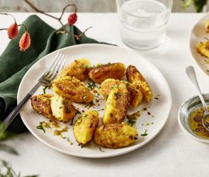 Angebratene Polenta-Nocken