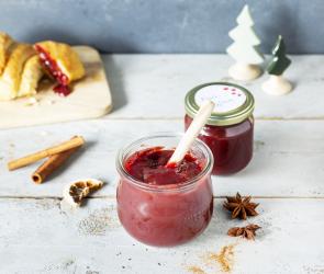 Winterliche Kirschkonfitüre