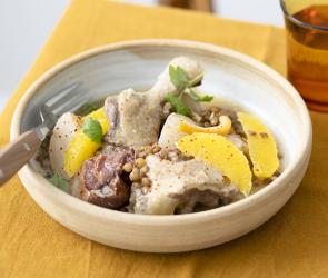 Entenragout mit Orange und Zitronengras