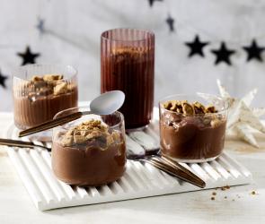 Veganer Schoko-Kirsch-Pudding