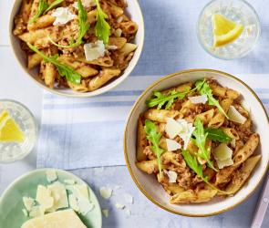 One-Pot-Bohnen-Hack-Nudeln