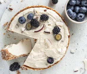 Veganer No-Bake-Cheesecake