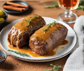 Rinderrouladen mit Sherry-Zimt-Sauce