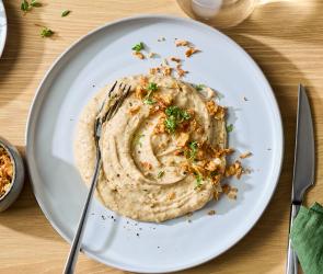 Maronen-Kartoffel-Püree mit Thymian