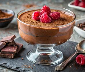 Veganes Ruck-Zuck Schoko-Dessert