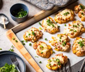 Quetschkartoffeln Flammkuchen Style