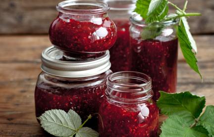 Schnelle Himbeerkonfitüre