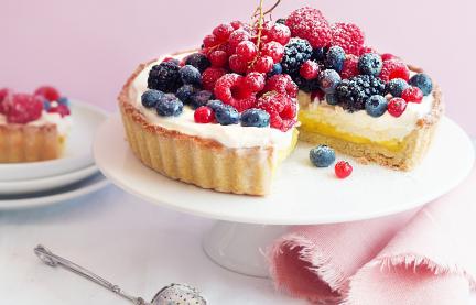 Beerentarte mit Lemon Curd