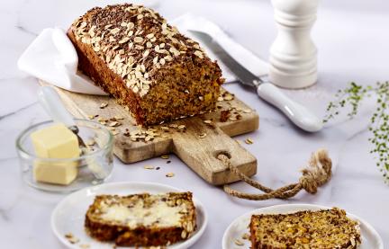 Karotten-Eiweißbrot (Low Carb)