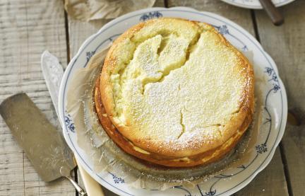 Klassisches Käsekuchen Rezept.