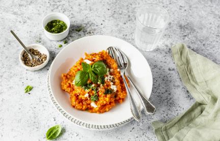 Tomate-Mozzarella-Risotto