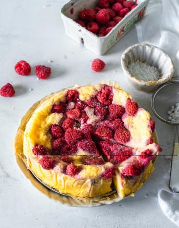 5-Zutaten-Zitronen-Himbeer-Käsekuchen 5-Zutaten-Zitronen-Himbeer-Käsekuchen