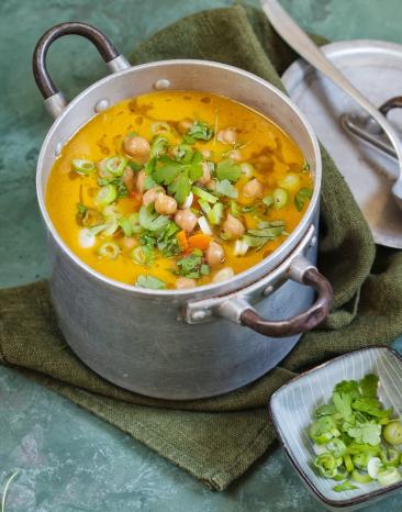 Kichererbsen-Karotten-Suppe