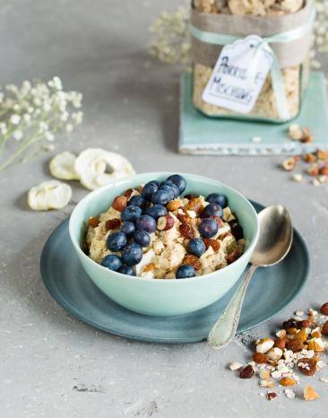 Porridge-Mischung mit Apfel und Zimt Porridge-Mischung mit Apfel und Zimt