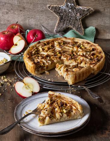 Schnelle Apfeltarte