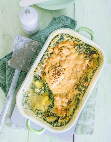 Spinat-Kartoffel-Auflauf