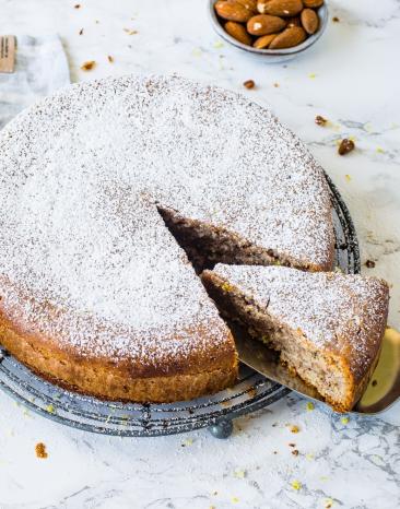 Veganer Mandelkuchen Veganer Mandelkuchen