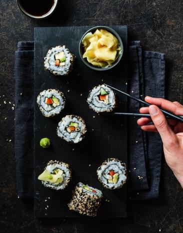 Vegetarische California Rolls