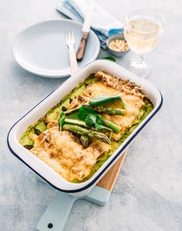 Überbackene Spargel-Canneloni