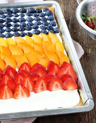 Blechkuchen mit Mascarpone Blechkuchen mit Mascarpone