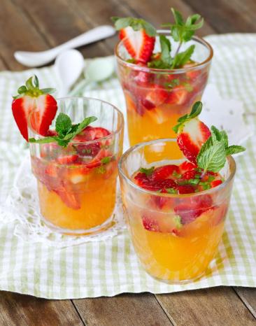 Erdbeerbowle (alkoholfrei)