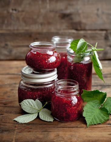 Schnelle Himbeerkonfitüre