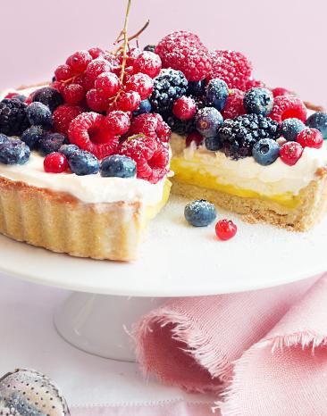 Beerentarte mit Lemon Curd