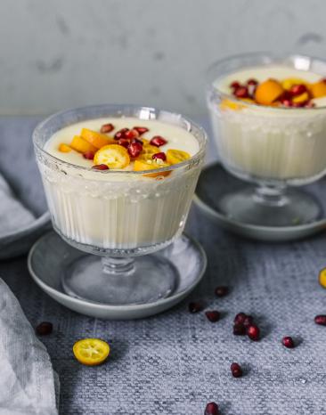 Low-Carb Grieß-Dessert Low-Carb Grieß-Dessert