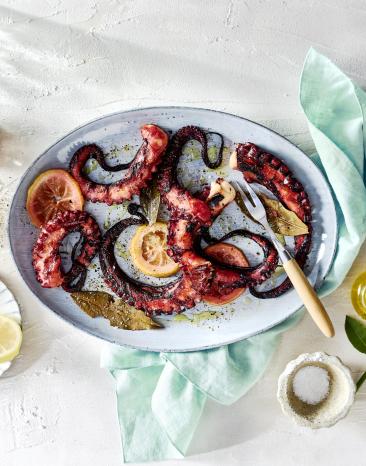 Sous-vide-Pulpo vom Grill