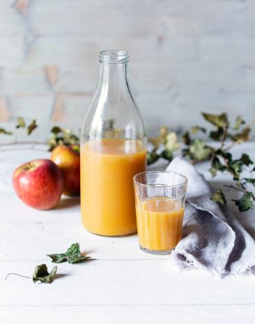 Apfelsaft ohne Zucker