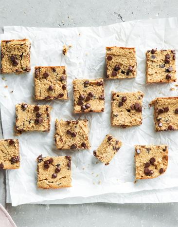 Bananen-Schoko-Blondies Bananen-Schoko-Blondies