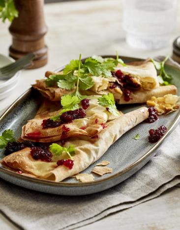 Käse-Cranberry-Päckchen