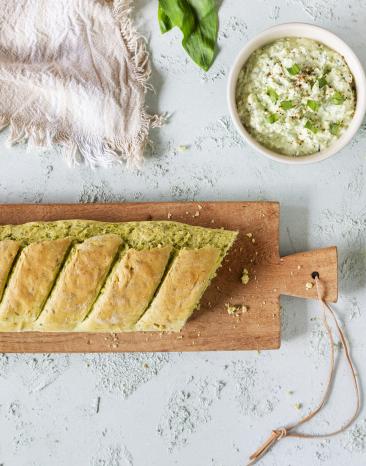 Bärlauchbaguette Bärlauchbaguette