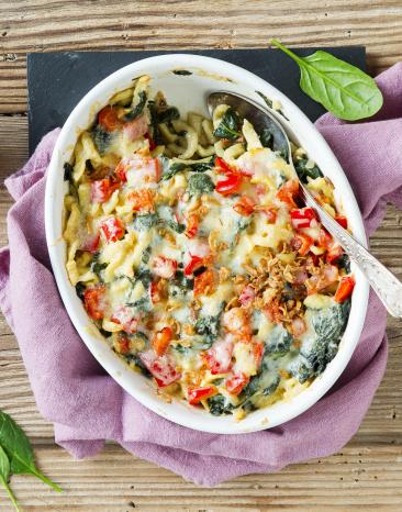 Käsespätzle mit Bärlauch