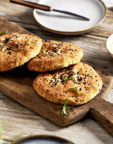 Rosmarin-Knoblauch-Fladen (glutenfrei)