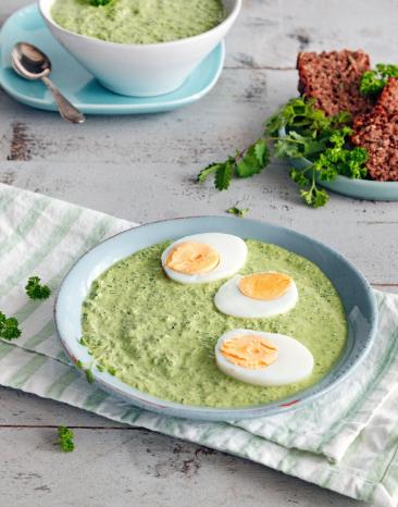 Frankfurter grüne Sauce mit Eiern