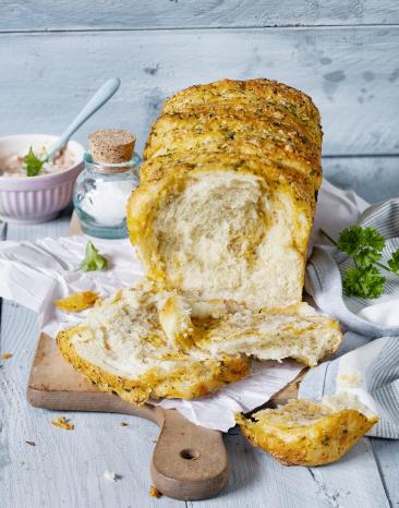Knoblauchbrot-Zupfbrot